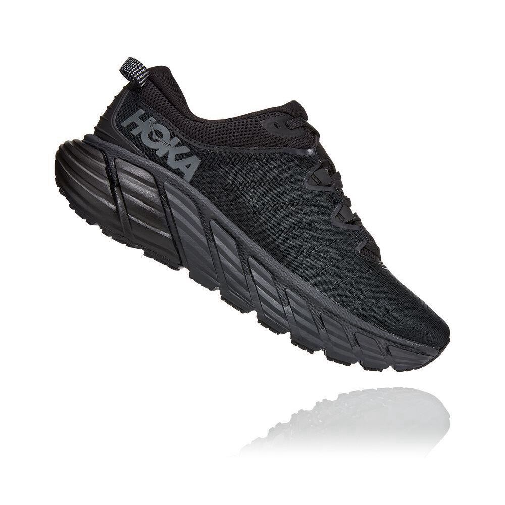 Hoka Gaviota 3 Joggesko Herre Svarte | 623045-GXM