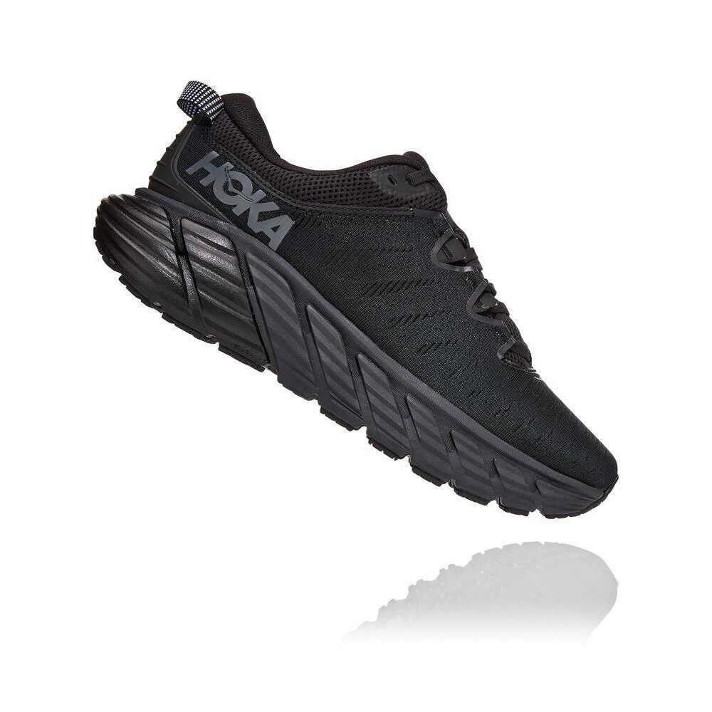 Hoka Gaviota 3 Løpesko Dame Svarte | 729081-VWM