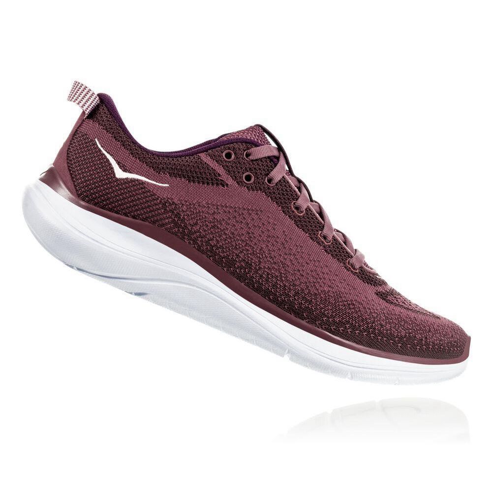 Hoka Hupana Flow Joggesko Dame Burgunder | 935602-NCS