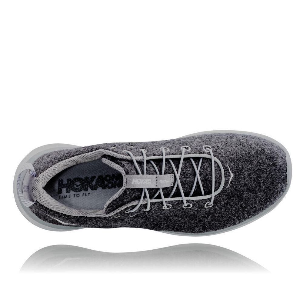 Hoka Hupana Flow Wool Gåsko Dame Mørke Grå | 085247-WSE