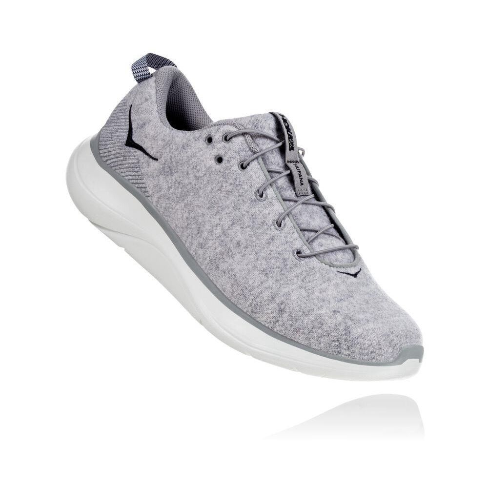 Hoka Hupana Flow Wool Joggesko Herre Grå | 284976-NDL