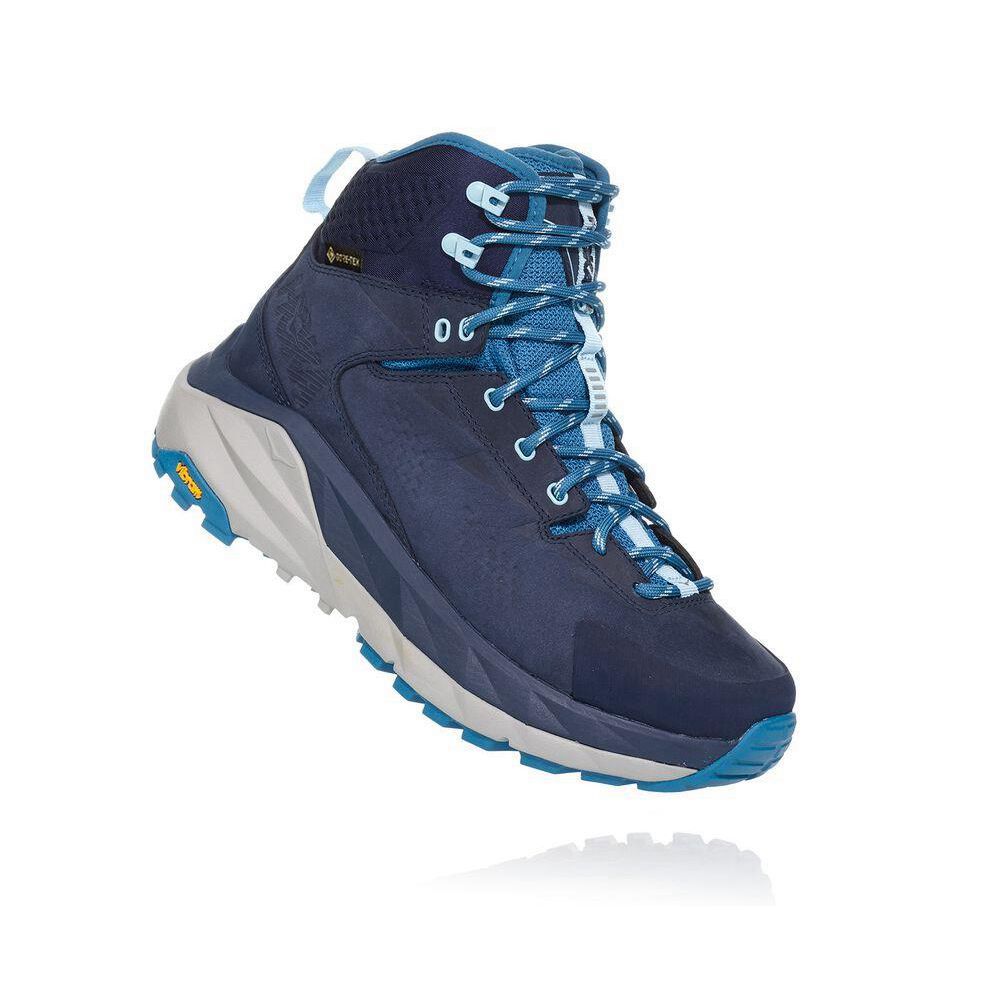 Hoka Kaha GTX Fjellstøvler Dame Marineblå | 179620-ZIU