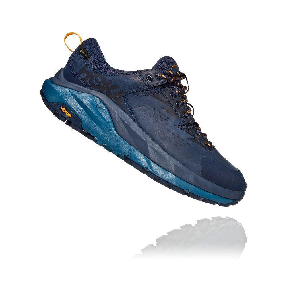 Hoka Kaha Low GTX Fjellsko Dame Blå | 760341-DLC