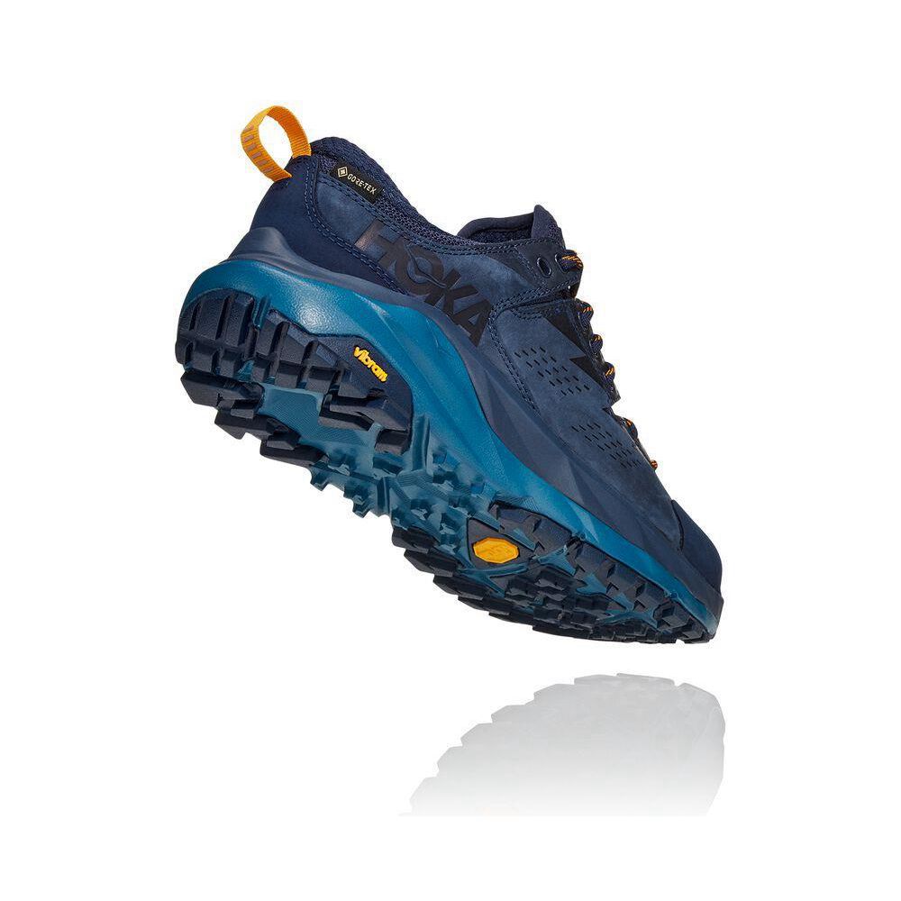 Hoka Kaha Low GTX Fjellsko Dame Blå | 760341-DLC