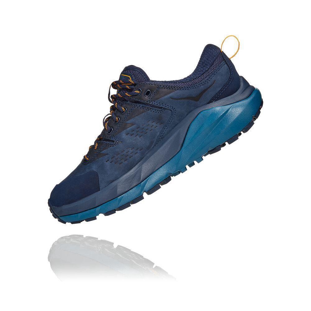 Hoka Kaha Low GTX Fjellsko Dame Blå | 760341-DLC