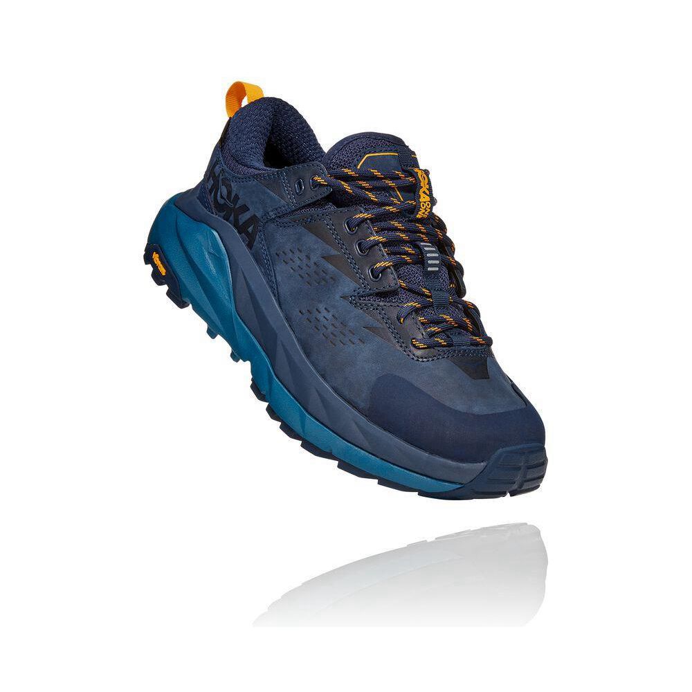 Hoka Kaha Low GTX Fjellsko Dame Blå | 760341-DLC