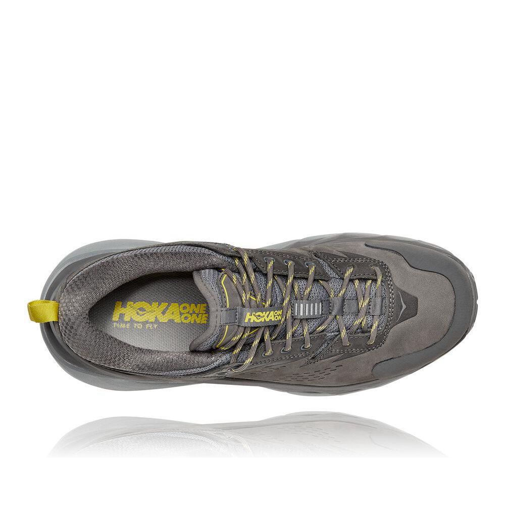 Hoka Kaha Low GTX Fjellsko Herre Grå | 207683-DRT