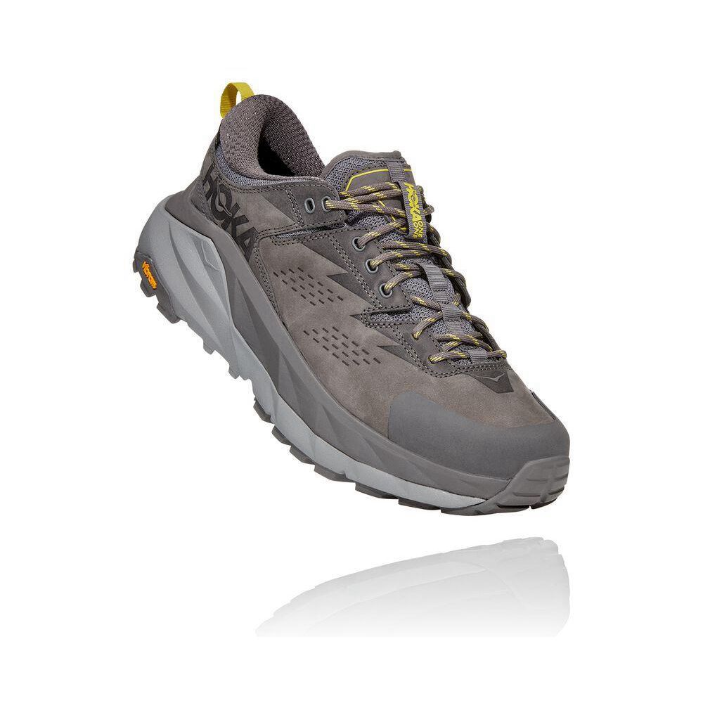 Hoka Kaha Low GTX Fjellsko Herre Grå | 207683-DRT