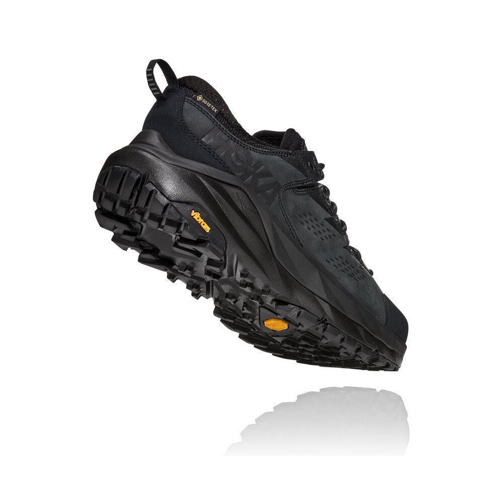 Hoka Kaha Low GTX Joggesko Herre Svarte Grå | 317248-IUP