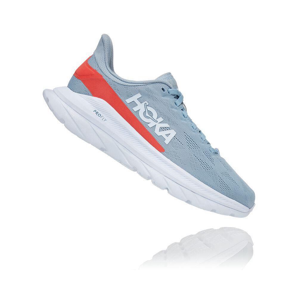 Hoka Mach 4 Joggesko Dame Blå | 948615-QHC