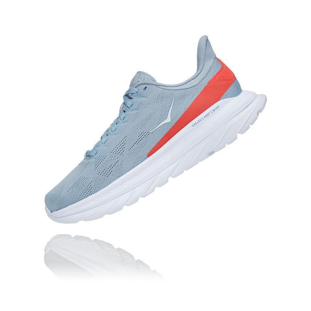 Hoka Mach 4 Joggesko Dame Blå | 948615-QHC