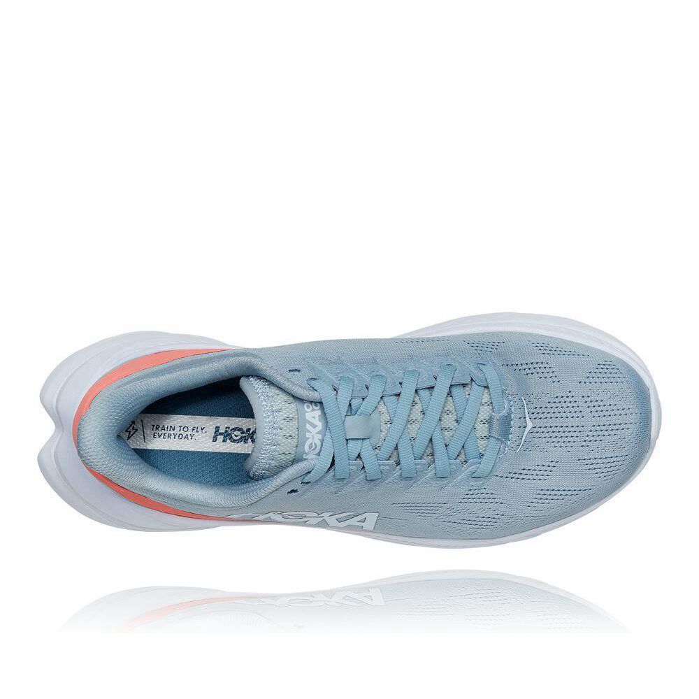 Hoka Mach 4 Joggesko Dame Blå | 948615-QHC