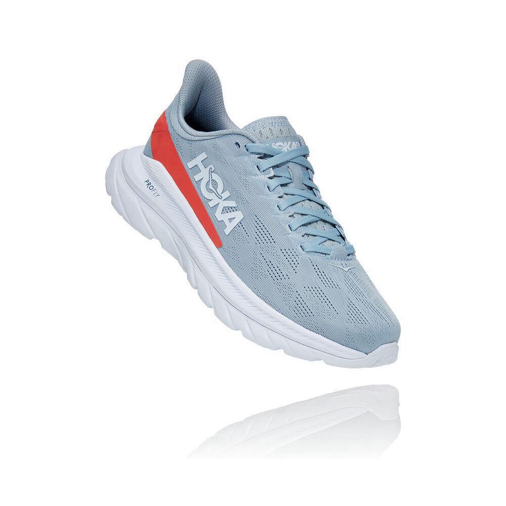 Hoka Mach 4 Joggesko Dame Blå | 948615-QHC