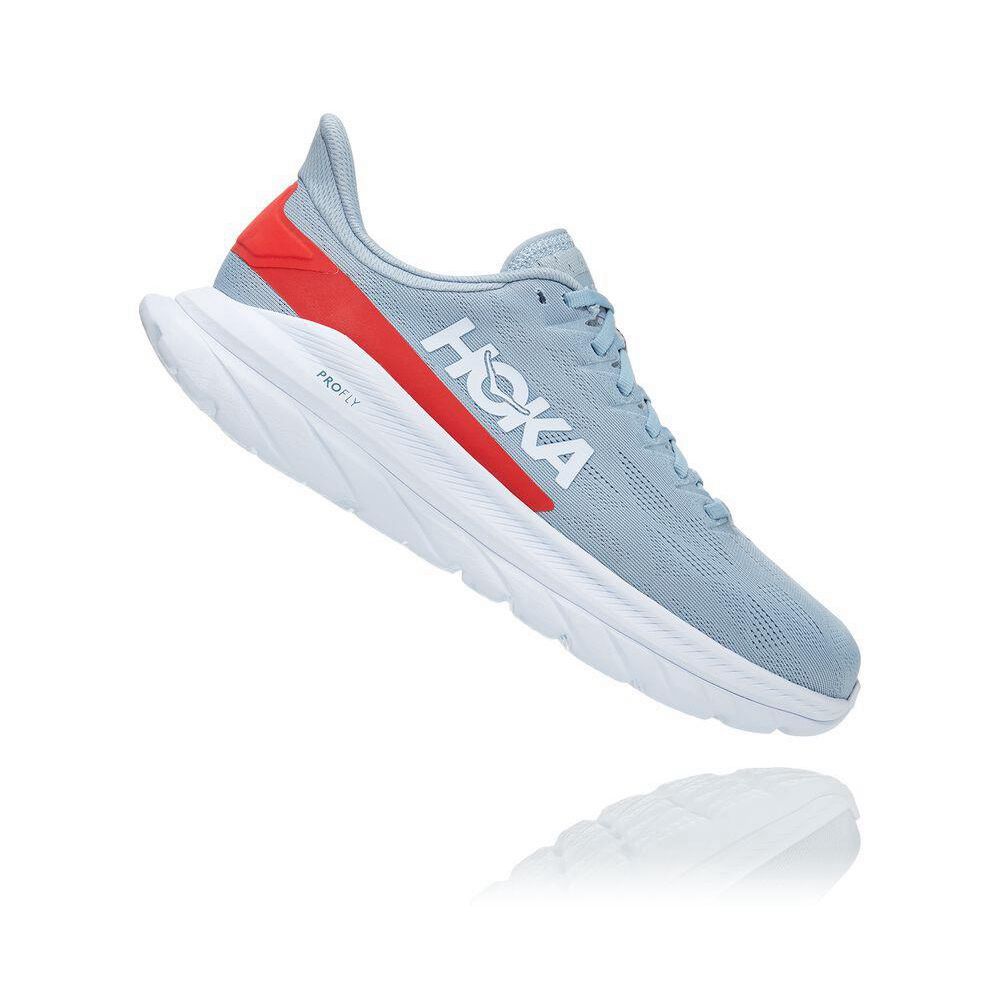 Hoka Mach 4 Joggesko Herre Blå | 243506-QUP