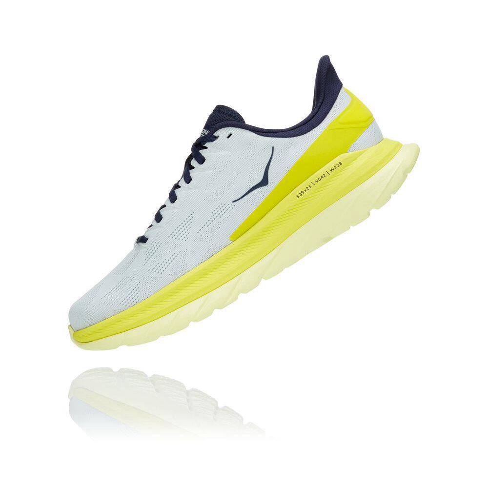 Hoka Mach 4 Joggesko Herre Hvite | 820197-BAD