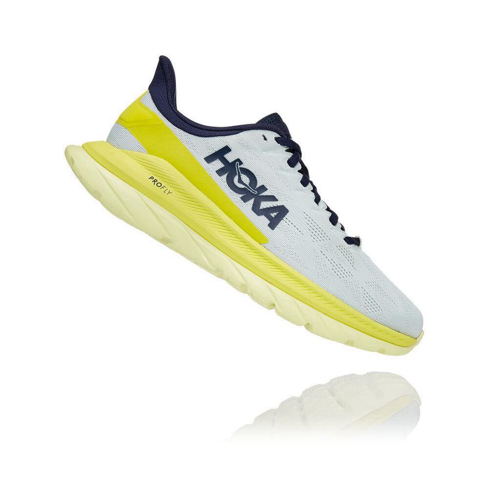 Hoka Mach 4 Løpesko Vei Dame Hvite | 328461-WIK