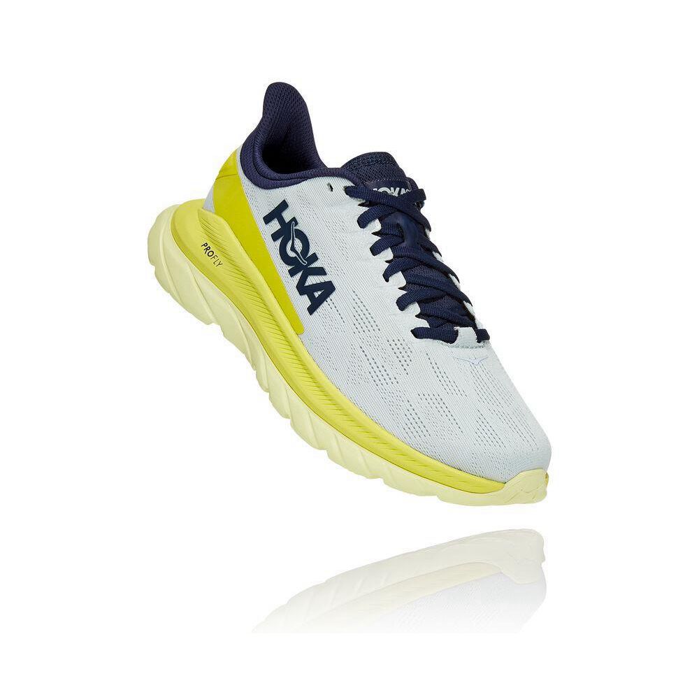 Hoka Mach 4 Løpesko Vei Dame Hvite | 328461-WIK