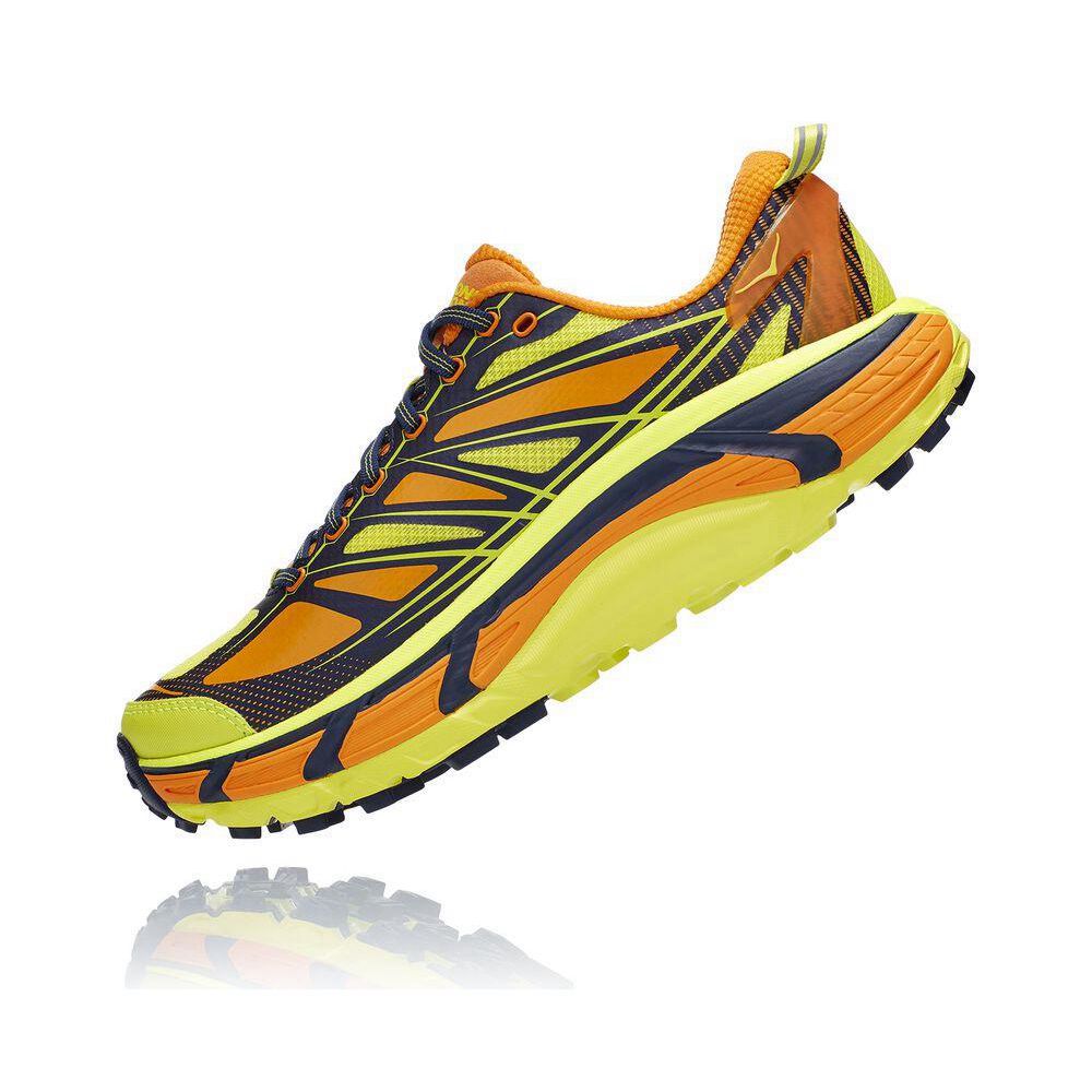 Hoka Mafate Speed 3 Fjellsko Herre Gul Oransje | 513248-HET