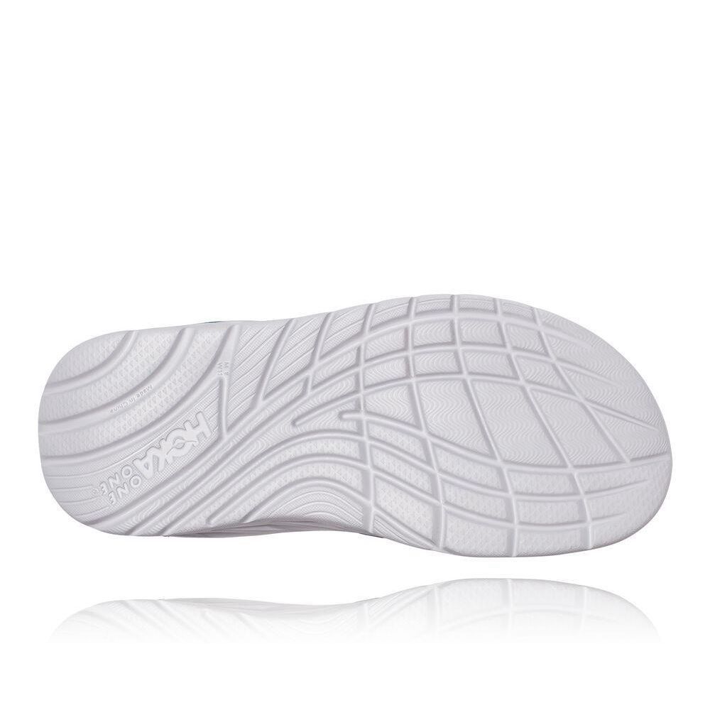 Hoka ORA Platå Flip Flops Herre Blå | 843165-XOU