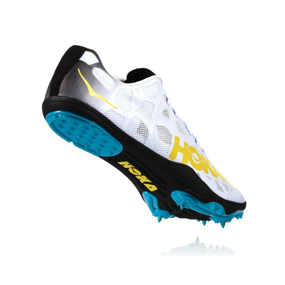 Hoka Rocket LD Piggsko Herre Hvite | 157689-GCA