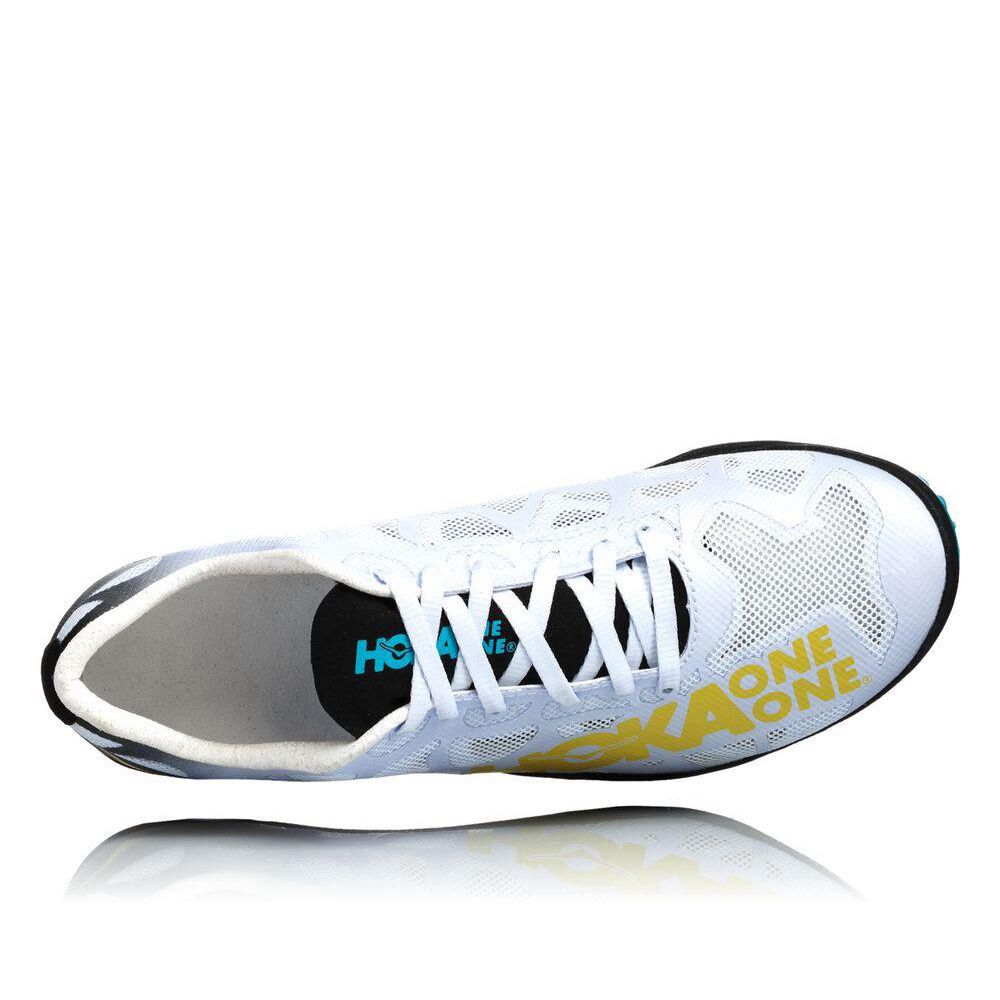 Hoka Rocket LD Piggsko Herre Hvite | 157689-GCA