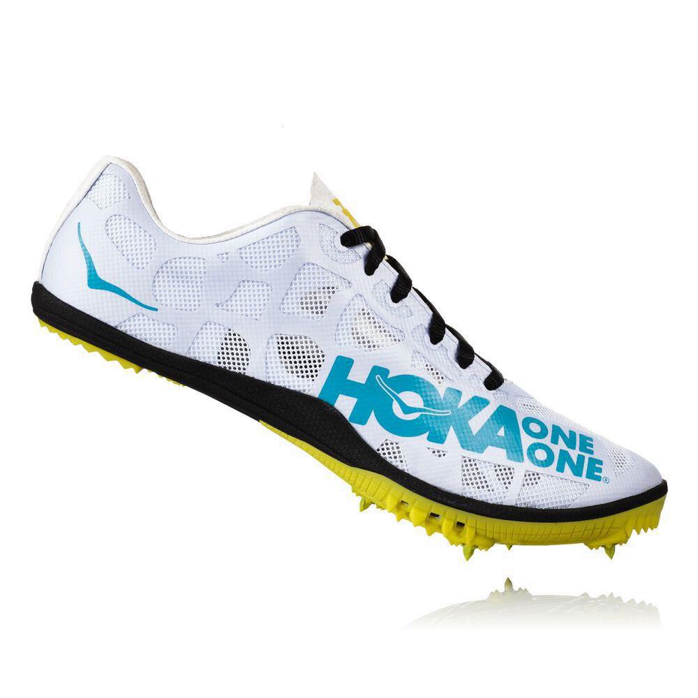 Hoka Rocket MD Piggsko Herre Hvite | 319742-HNI