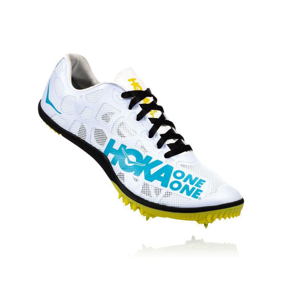 Hoka Rocket MD Piggsko Herre Hvite | 319742-HNI