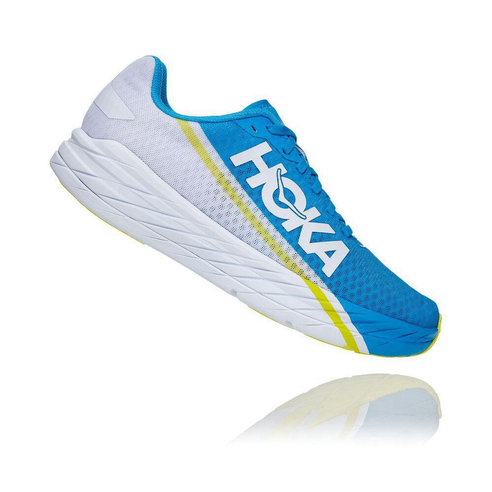 Hoka Rocket X Joggesko Dame Blå | 203645-SHO