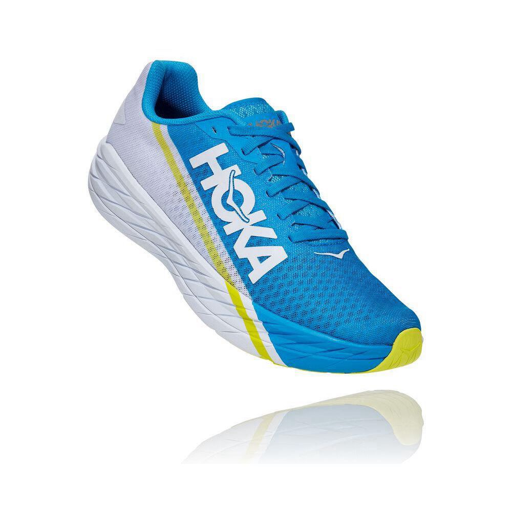 Hoka Rocket X Joggesko Dame Blå | 203645-SHO