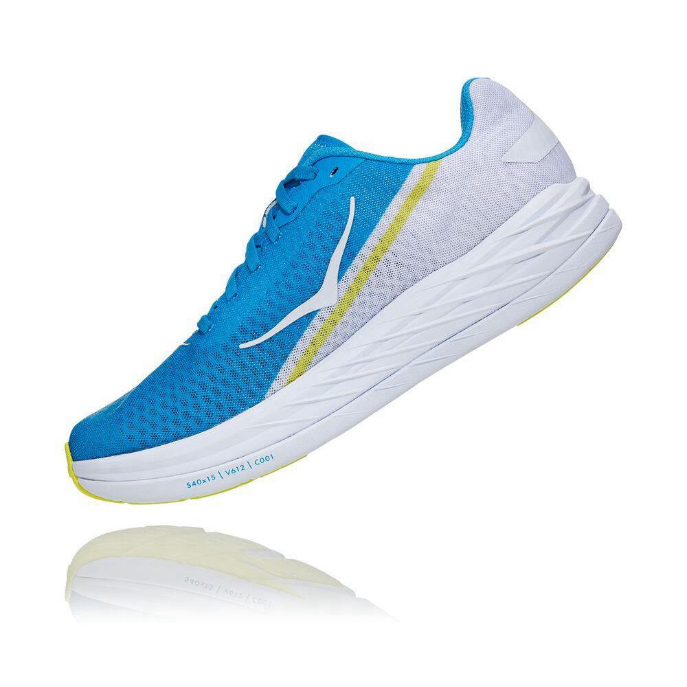 Hoka Rocket X Joggesko Herre Blå | 439572-HWT