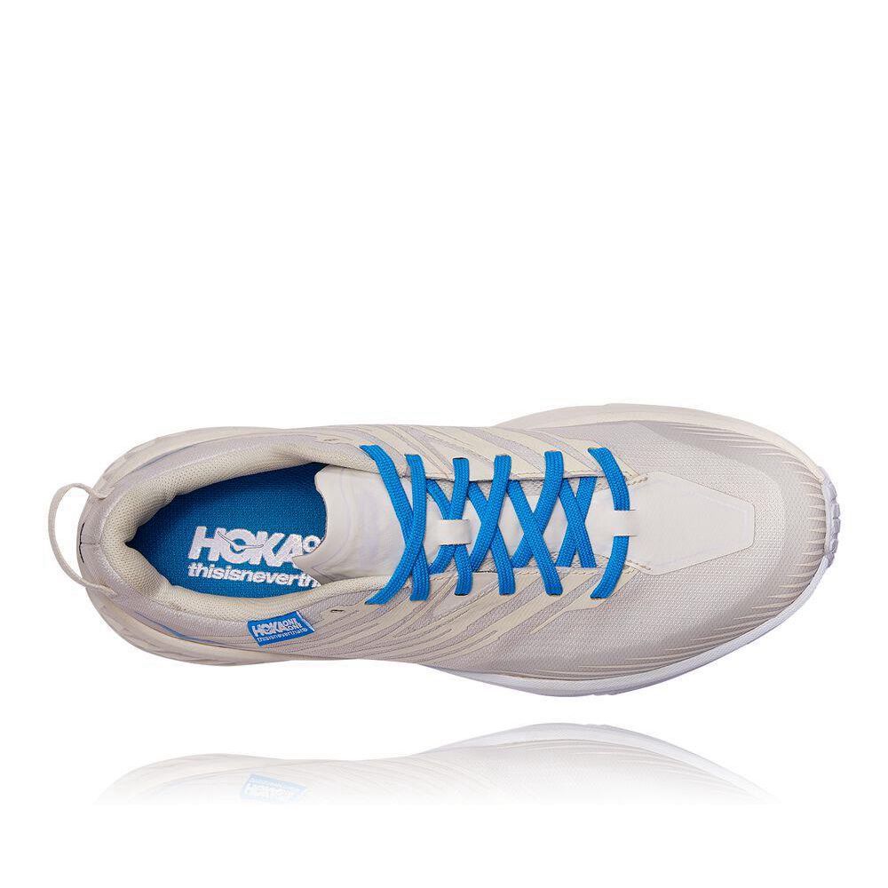 Hoka Speedgoat 4 Fjellsko Dame Hvite | 620815-LTA