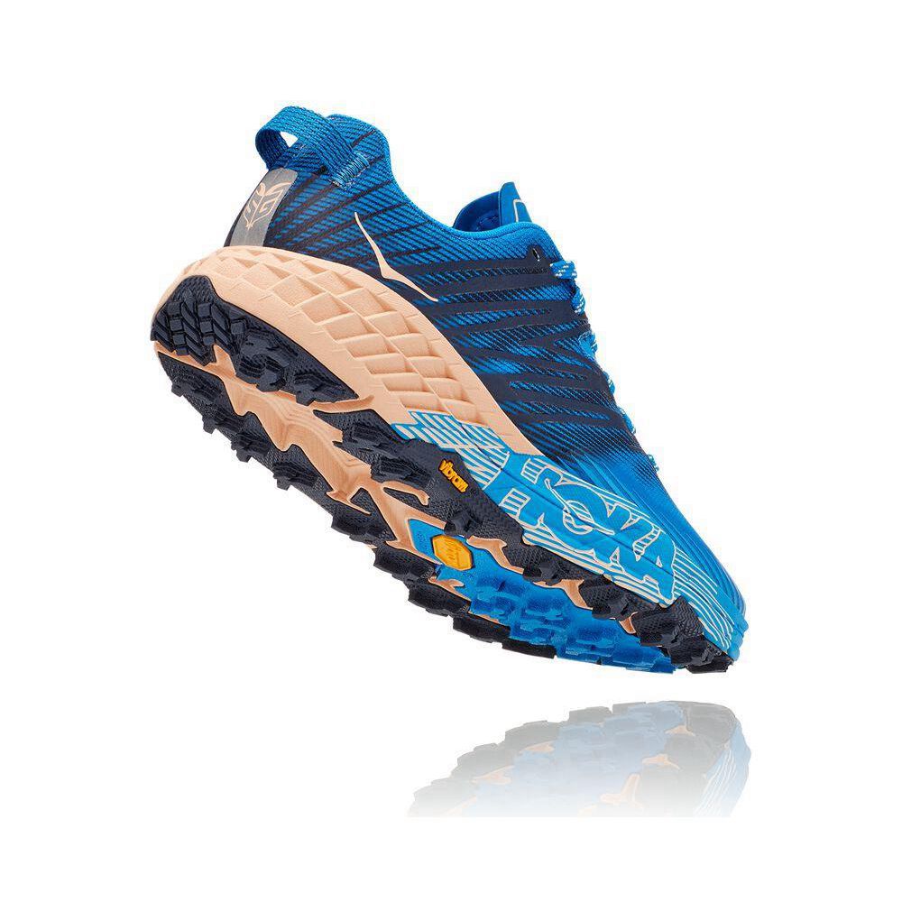 Hoka Speedgoat 4 Fjellsko Dame Marineblå | 514037-BIH