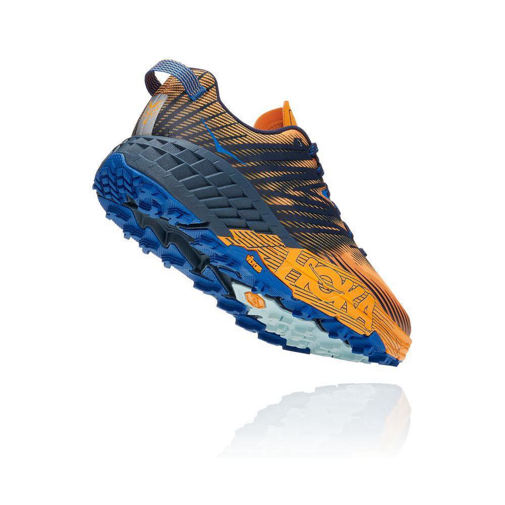 Hoka Speedgoat 4 Fjellsko Herre Gul Svarte | 549803-GDZ