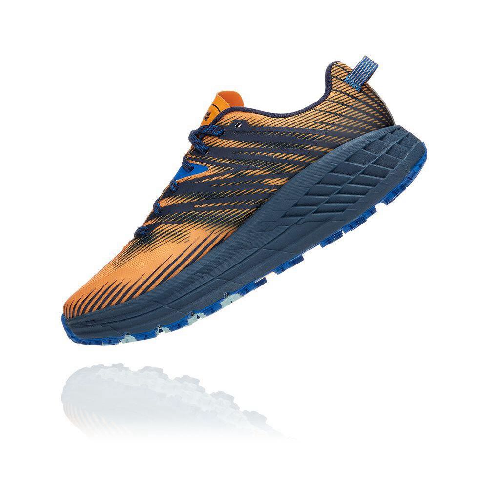 Hoka Speedgoat 4 Fjellsko Herre Gul Svarte | 549803-GDZ