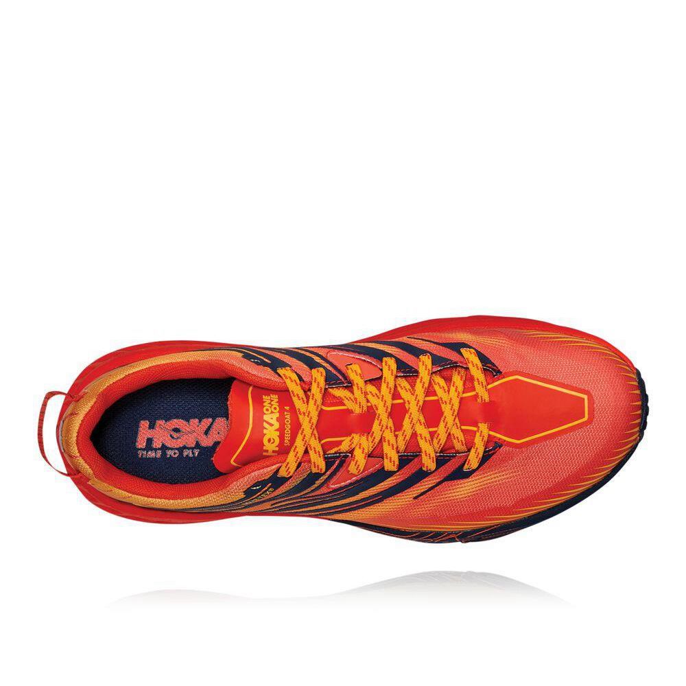 Hoka Speedgoat 4 GTX Fjellsko Herre Rød | 250674-XCL