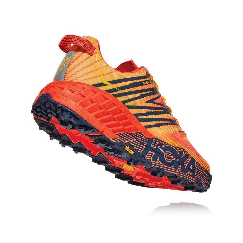 Hoka Speedgoat 4 GTX Trail Løpesko Herre Rød | 473962-ZVG