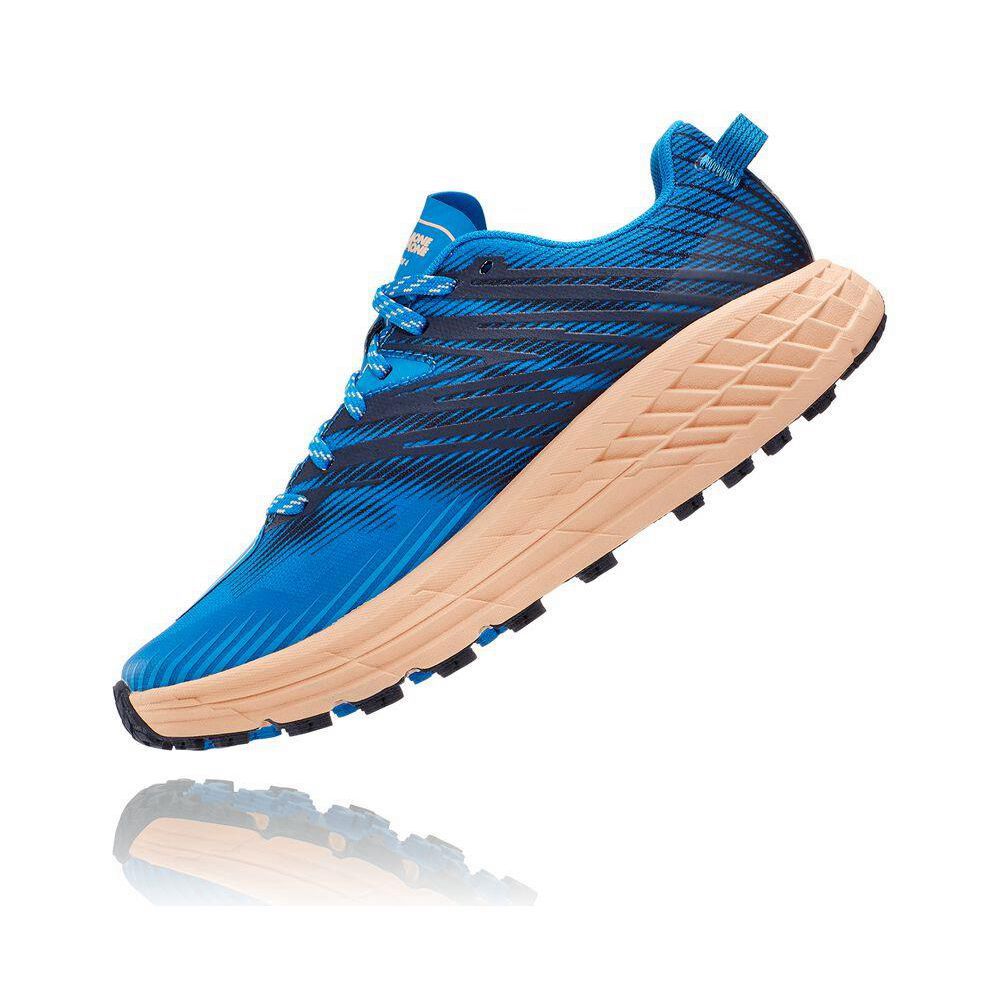 Hoka Speedgoat 4 Joggesko Dame Marineblå | 083569-GRU