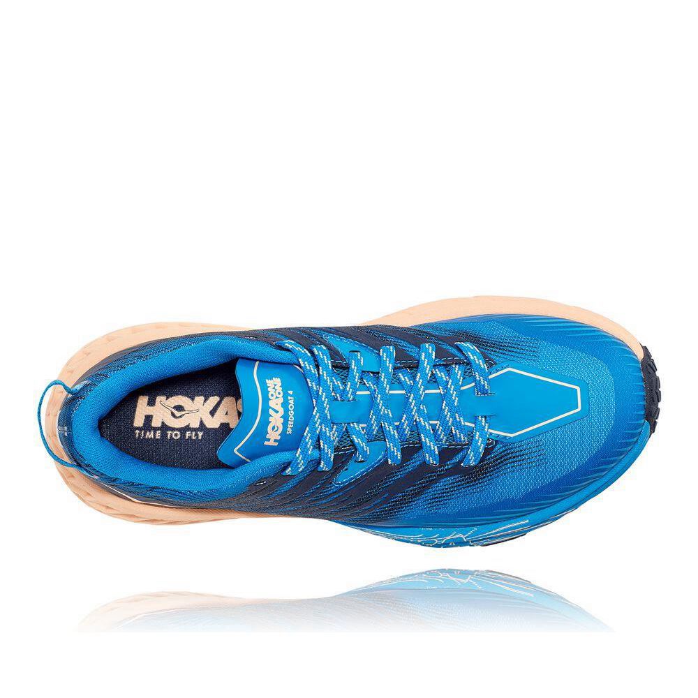 Hoka Speedgoat 4 Joggesko Dame Marineblå | 083569-GRU