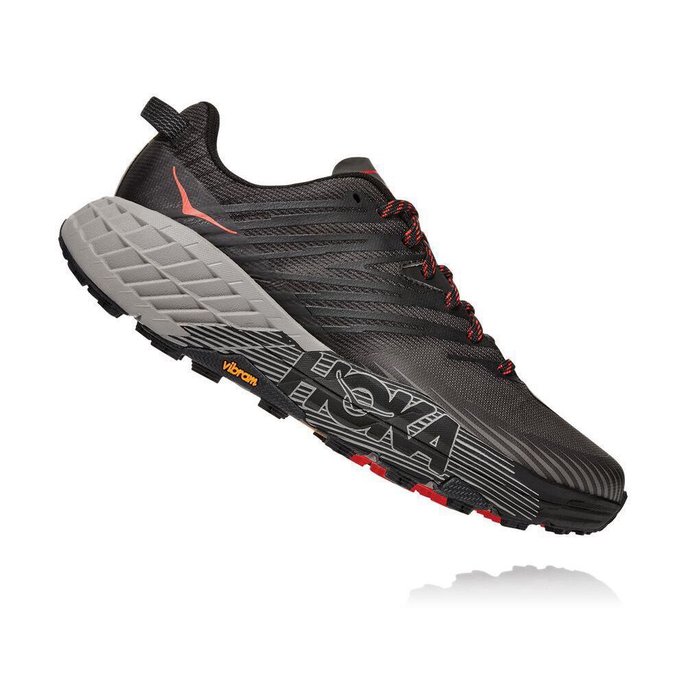 Hoka Speedgoat 4 Joggesko Herre Grå | 504326-RED