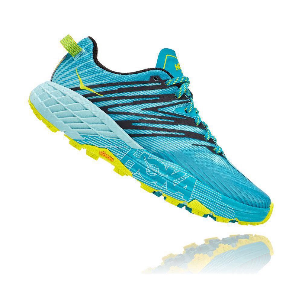 Hoka Speedgoat 4 Løpesko Dame Blå | 749306-GEU