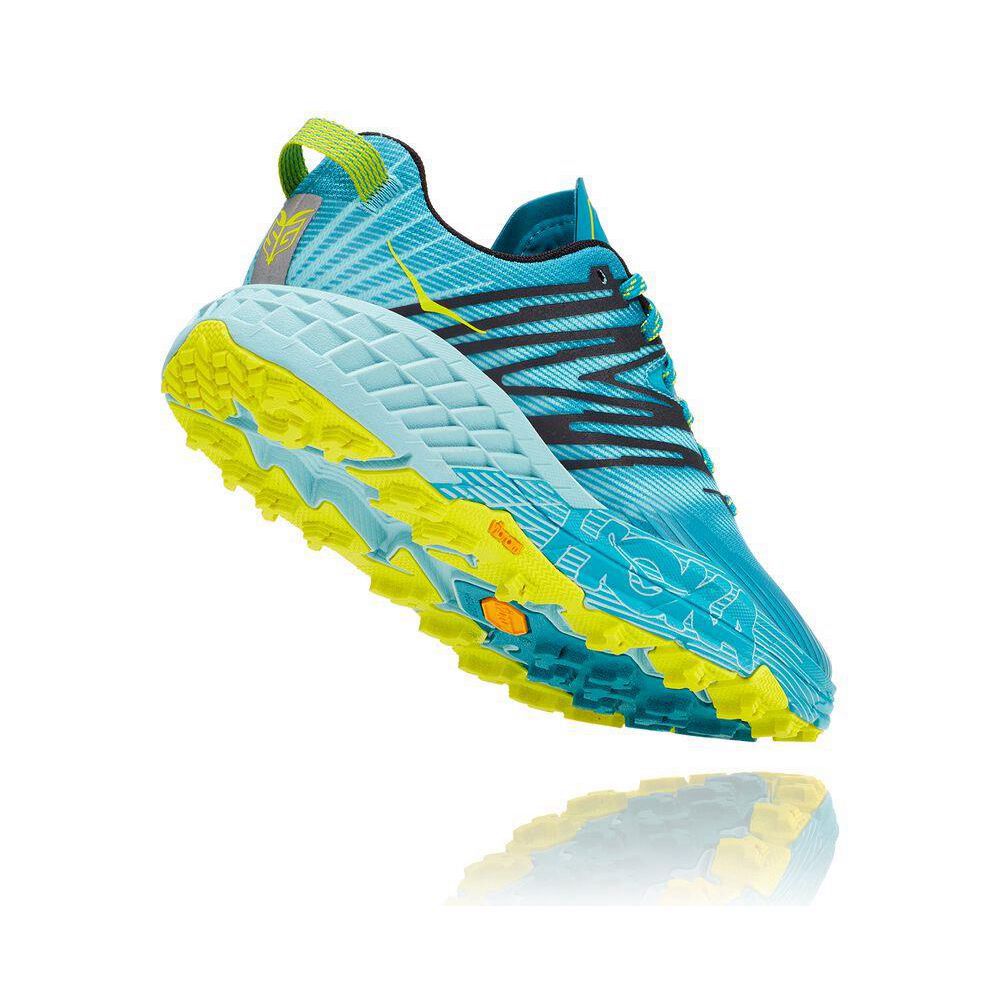 Hoka Speedgoat 4 Løpesko Dame Blå | 749306-GEU