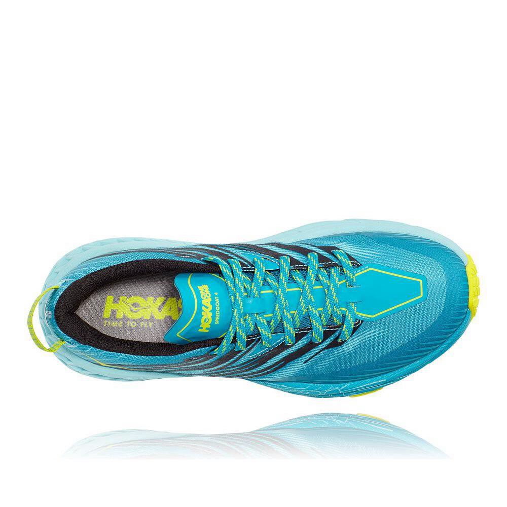 Hoka Speedgoat 4 Løpesko Dame Blå | 749306-GEU