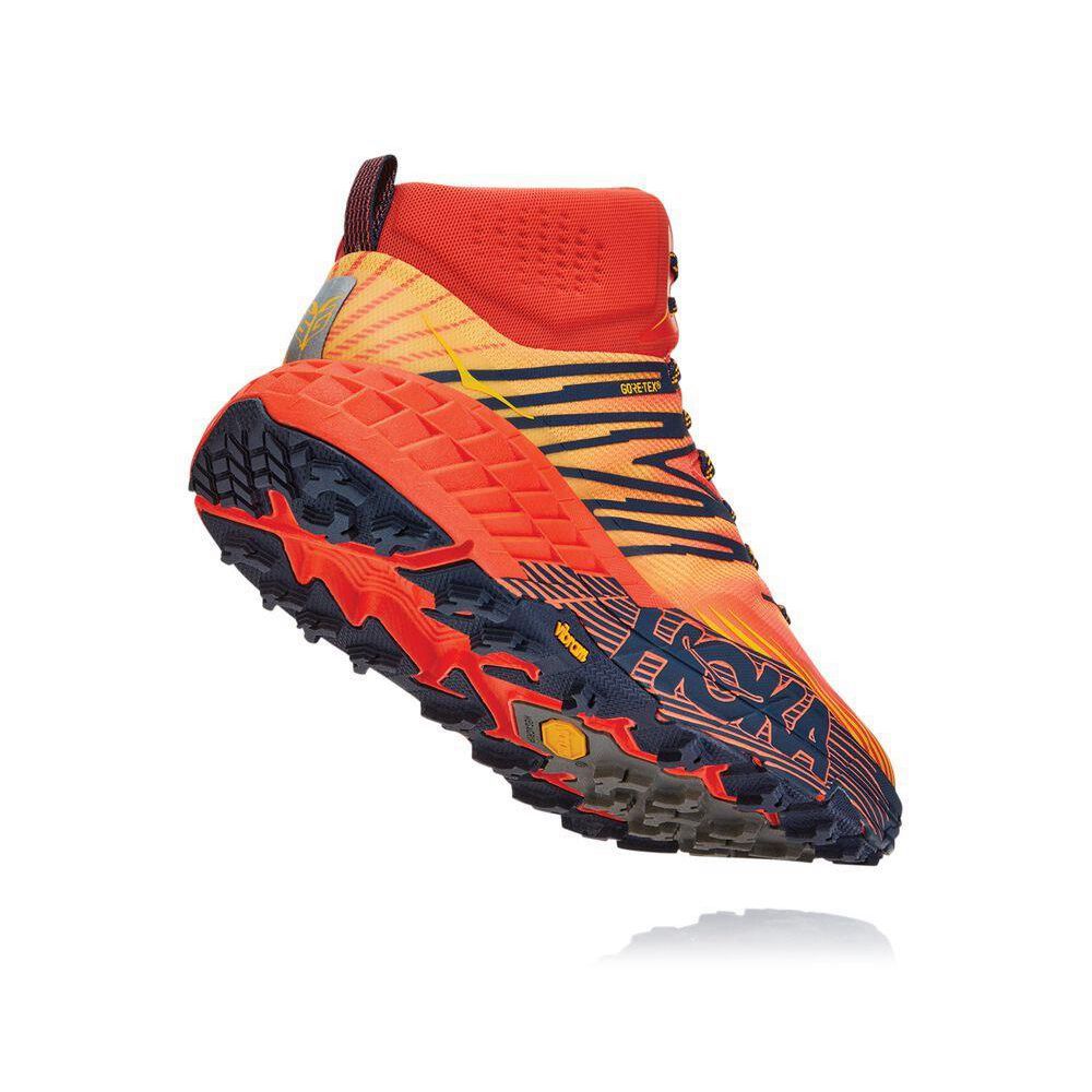 Hoka Speedgoat Mid 2 GTX Fjellstøvler Herre Rød | 023519-SAR