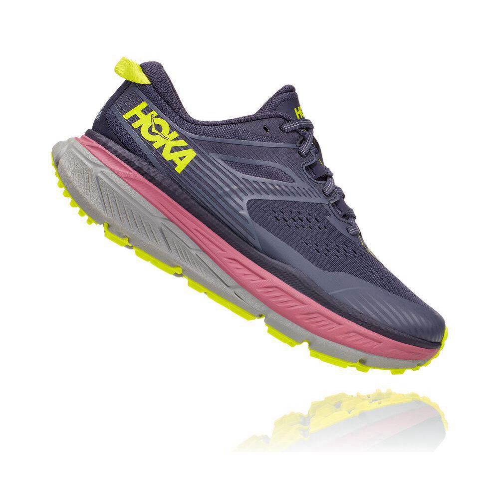 Hoka Stinson ATR 6 Lifestyle Sko Dame Marineblå Rosa | 480693-SWK