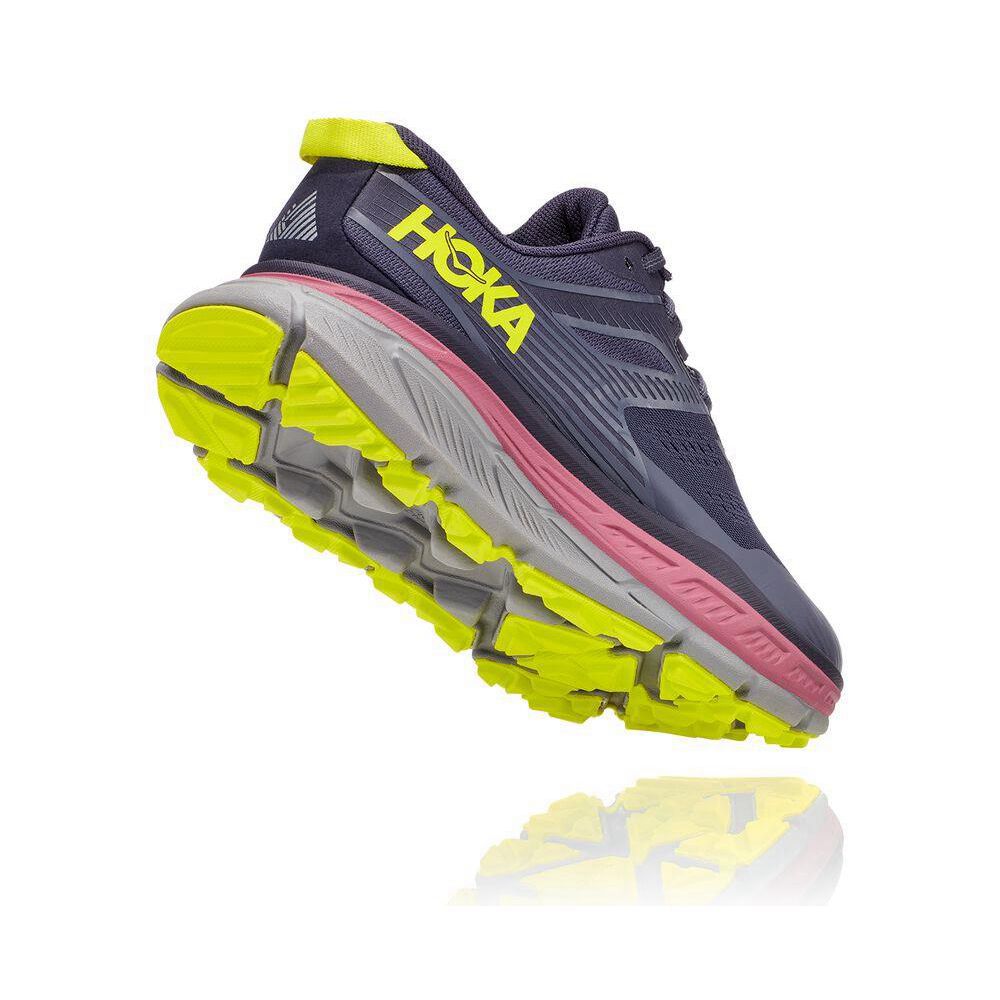 Hoka Stinson ATR 6 Lifestyle Sko Dame Marineblå Rosa | 480693-SWK