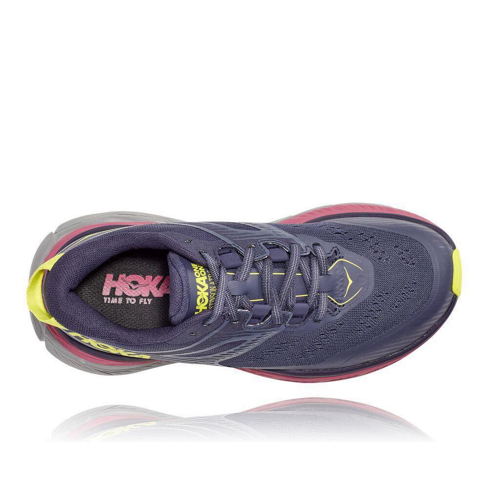 Hoka Stinson ATR 6 Lifestyle Sko Dame Marineblå Rosa | 480693-SWK