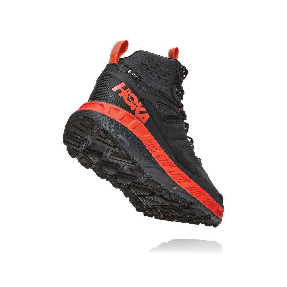 Hoka Stinson Mid GTX Fjellstøvler Herre Svarte | 913724-FED