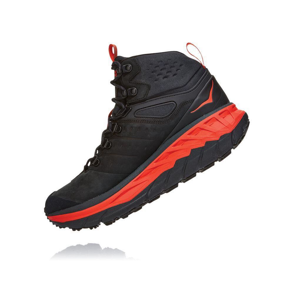 Hoka Stinson Mid GTX Fjellstøvler Herre Svarte | 913724-FED