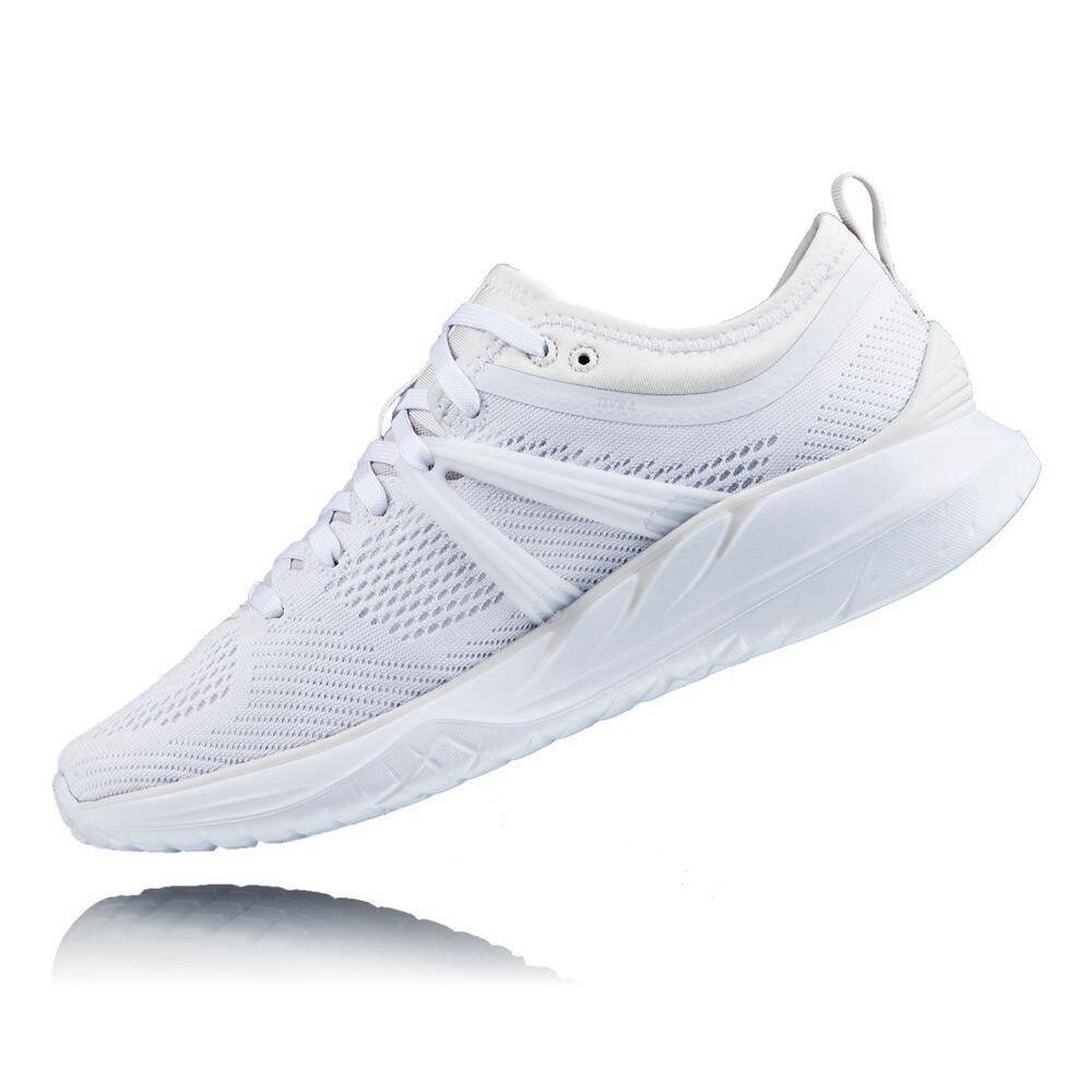 Hoka Tivra Joggesko Dame Hvite | 349528-AUV