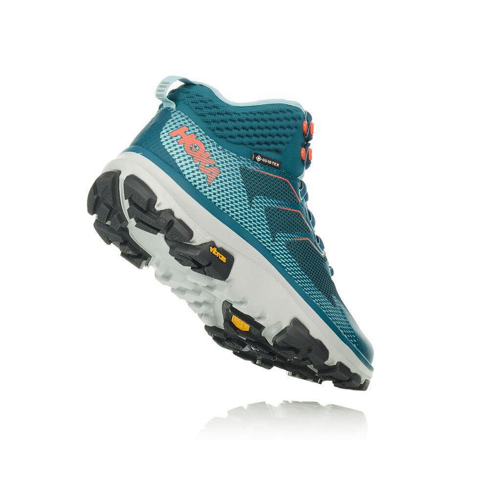 Hoka Toa GTX Fjellstøvler Dame Blå | 597463-SWJ